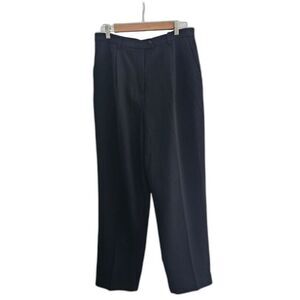 Casual Corner 100% Wool Vintage Dress Pants Women’s Sz 14 Classic Black Trousers